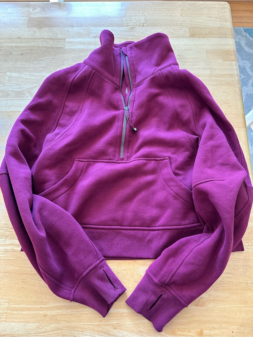 Lululemon half-zip scuba XS/S
